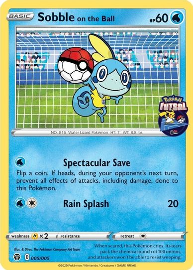 Sobble on the Ball (005/005) [Miscellaneous Cards & Products]