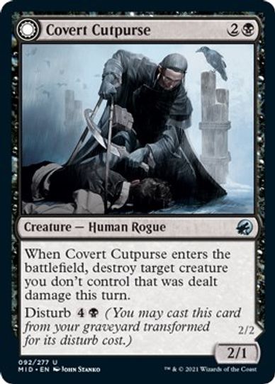 Covert Cutpurse (92) [Innistrad: Midnight Hunt]