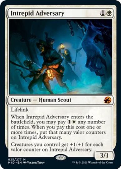Intrepid Adversary (25) [Innistrad: Midnight Hunt]