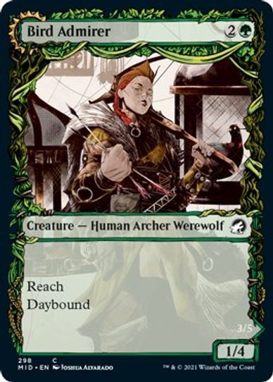 Bird Admirer (Showcase) (298) [Innistrad: Midnight Hunt]