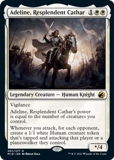 Adeline, Resplendent Cathar (1) [Innistrad: Midnight Hunt]