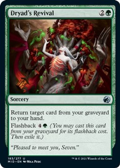 Dryad's Revival (183) [Innistrad: Midnight Hunt]