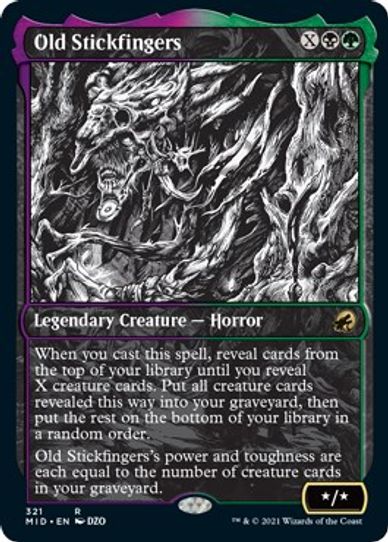 Old Stickfingers (Showcase) (321) [Innistrad: Midnight Hunt]