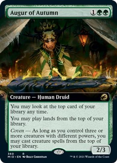 Augur of Autumn (Extended Art) (360) [Innistrad: Midnight Hunt]