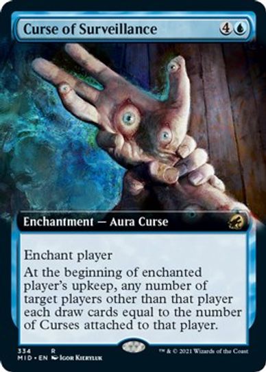 Curse of Surveillance (Extended Art) (334) [Innistrad: Midnight Hunt]