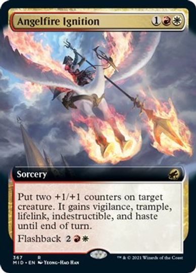 Angelfire Ignition (Extended Art) (367) [Innistrad: Midnight Hunt]
