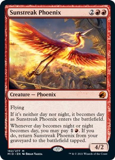 Sunstreak Phoenix (162) [Innistrad: Midnight Hunt]