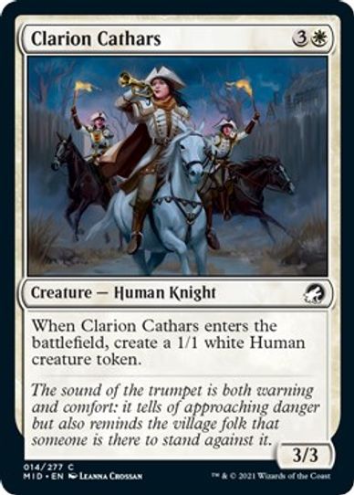 Clarion Cathars (14) [Innistrad: Midnight Hunt]
