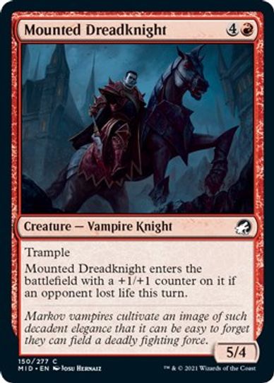 Mounted Dreadknight (150) [Innistrad: Midnight Hunt]