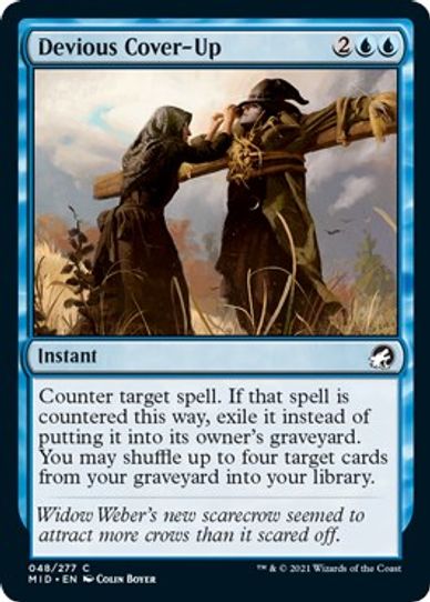 Devious Cover-Up (48) [Innistrad: Midnight Hunt]