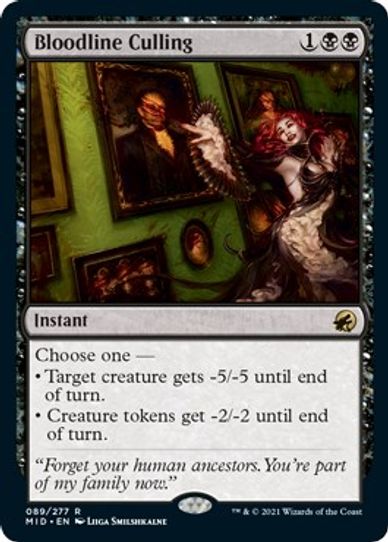 Bloodline Culling (89) [Innistrad: Midnight Hunt]
