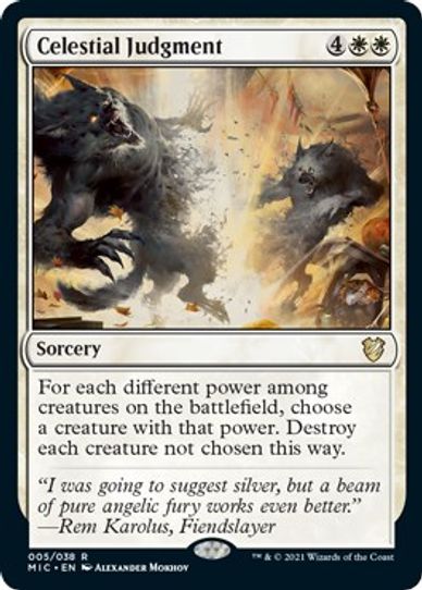 Celestial Judgment (5) [Commander: Innistrad: Midnight Hunt]