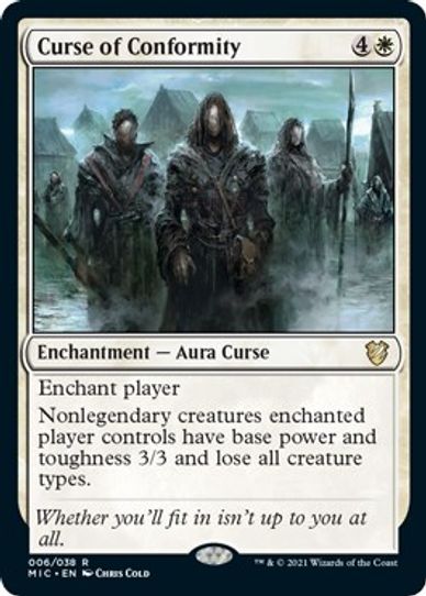 Curse of Conformity (6) [Commander: Innistrad: Midnight Hunt]