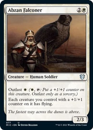 Abzan Falconer (77) [Commander: Innistrad: Midnight Hunt]