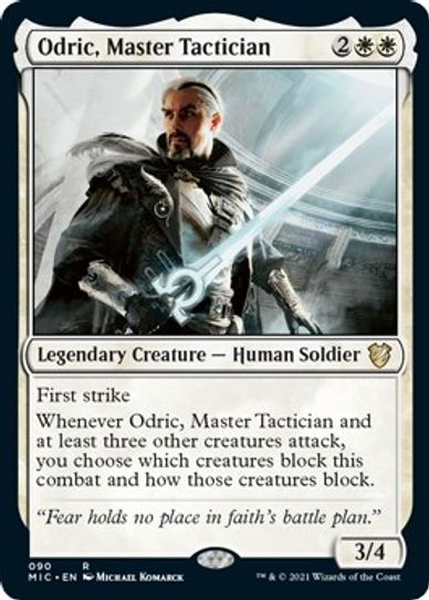 Odric, Master Tactician (90) [Commander: Innistrad: Midnight Hunt]