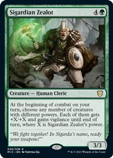 Sigardian Zealot (29) [Commander: Innistrad: Midnight Hunt]