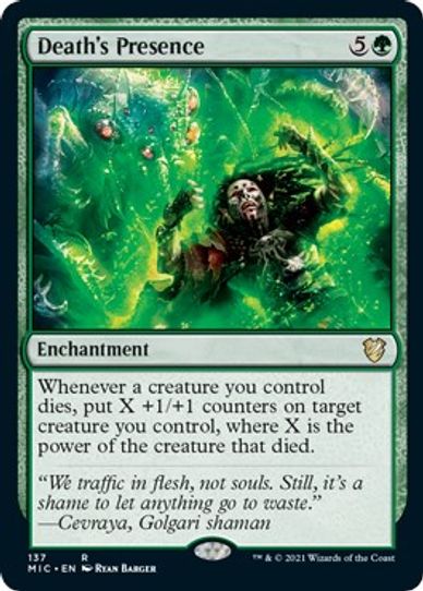 Death's Presence (137) [Commander: Innistrad: Midnight Hunt]