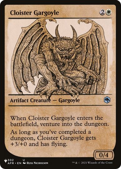 Cloister Gargoyle (Showcase) (302) [The List]