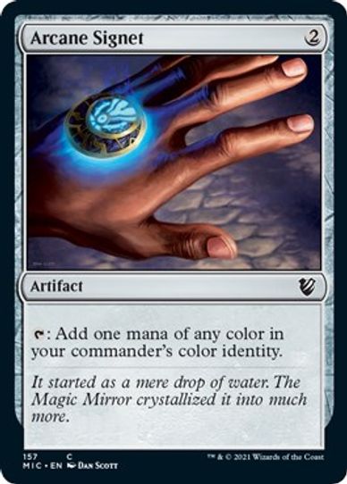 Arcane Signet (157) [Commander: Innistrad: Midnight Hunt]