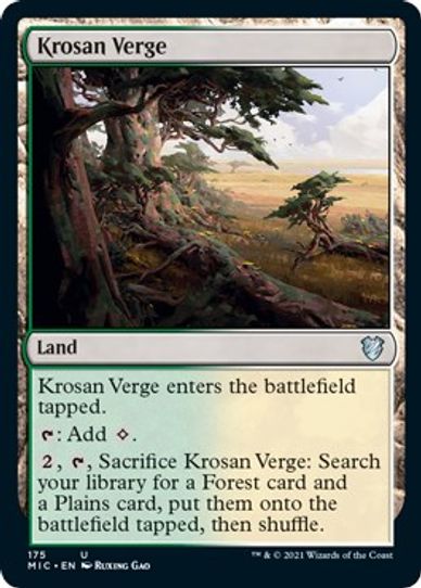 Krosan Verge (175) [Commander: Innistrad: Midnight Hunt]