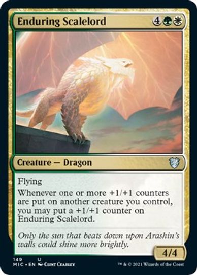 Enduring Scalelord (149) [Commander: Innistrad: Midnight Hunt]