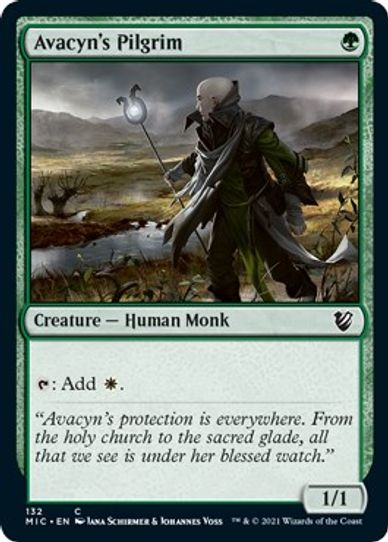 Avacyn's Pilgrim (132) [Commander: Innistrad: Midnight Hunt]