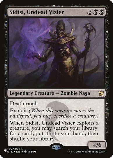 Sidisi, Undead Vizier (120) [The List]