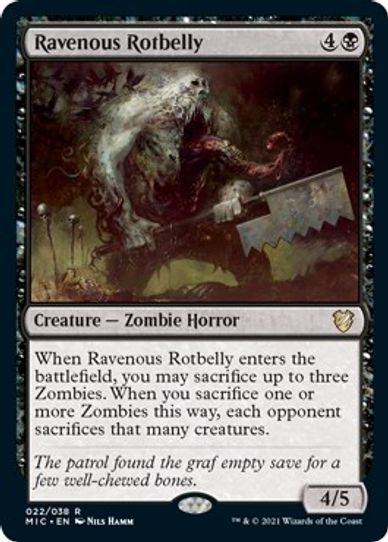 Ravenous Rotbelly (22) [Commander: Innistrad: Midnight Hunt]