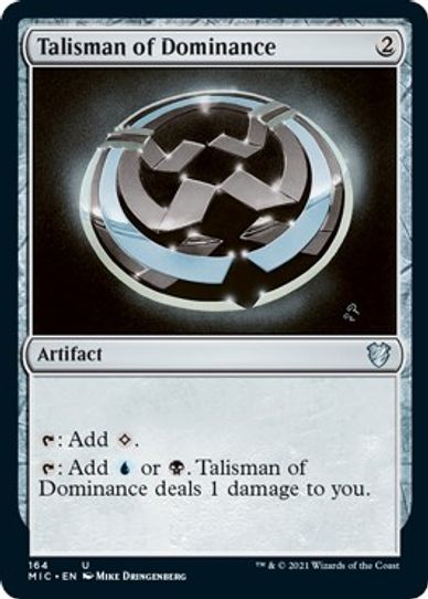 Talisman of Dominance (164) [Commander: Innistrad: Midnight Hunt]