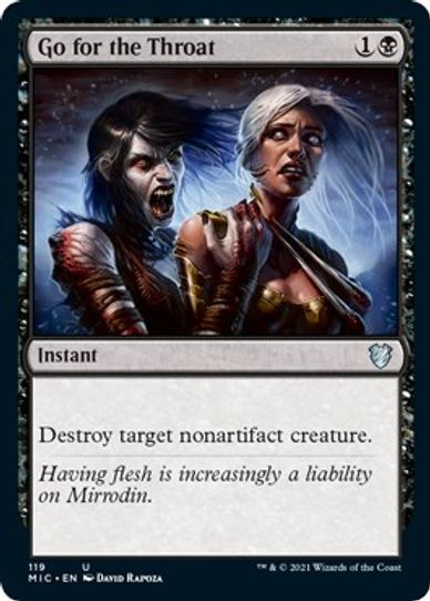 Go for the Throat (119) [Commander: Innistrad: Midnight Hunt]