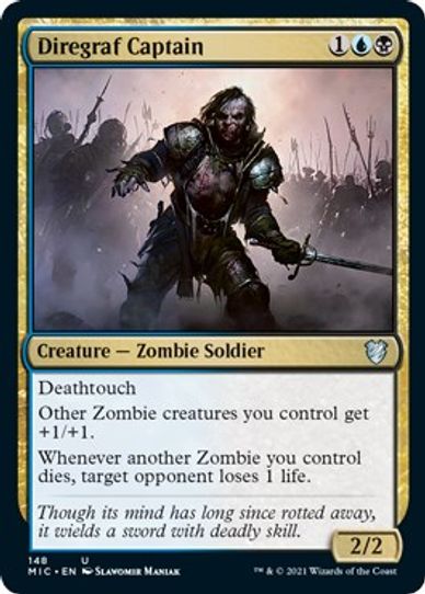 Diregraf Captain (148) [Commander: Innistrad: Midnight Hunt]
