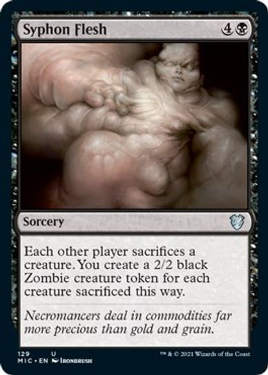 Syphon Flesh (129) [Commander: Innistrad: Midnight Hunt]