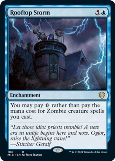 Rooftop Storm (103) [Commander: Innistrad: Midnight Hunt]