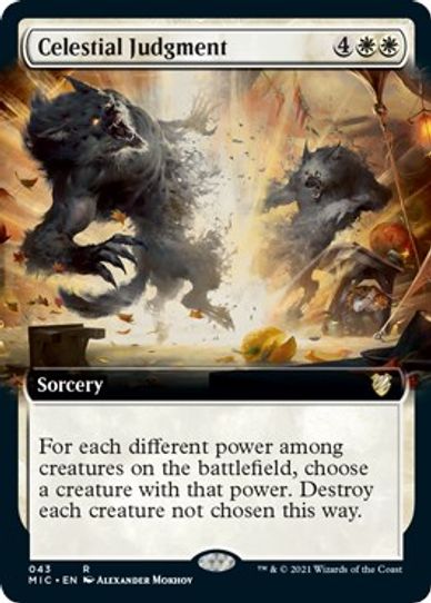 Celestial Judgment (Extended Art) (43) [Commander: Innistrad: Midnight Hunt]