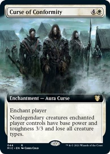 Curse of Conformity (Extended Art) (44) [Commander: Innistrad: Midnight Hunt]