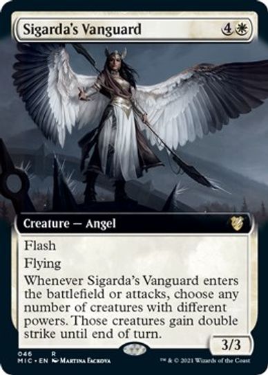 Sigarda's Vanguard (Extended Art) (46) [Commander: Innistrad: Midnight Hunt]