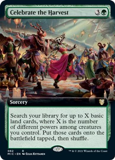 Celebrate the Harvest (Extended Art) (62) [Commander: Innistrad: Midnight Hunt]