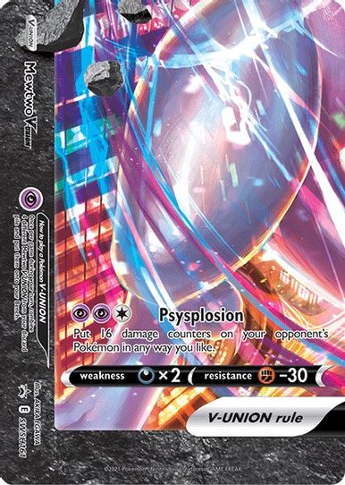 Mewtwo V UNION SWSH161 (SWSH161) [SWSH: Sword & Shield Promo Cards]