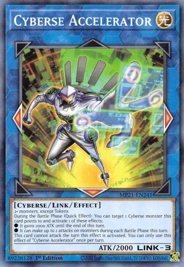 Cyberse Accelerator (MP21-EN241) [2021 Tin of Ancient Battles]