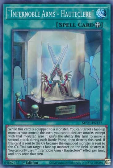 "Infernoble Arms - Hauteclere" (MP21-EN137) [2021 Tin of Ancient Battles]