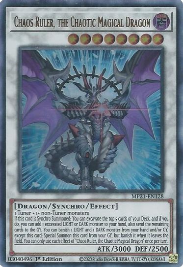 Chaos Ruler, the Chaotic Magical Dragon (MP21-EN128) [2021 Tin of Ancient Battles]