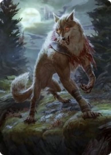 Arlinn, the Moon's Fury Art Card () (2) [Art Series: Innistrad: Midnight Hunt]
