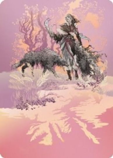 Arlinn, the Pack's Hope Art Card () (3) [Art Series: Innistrad: Midnight Hunt]