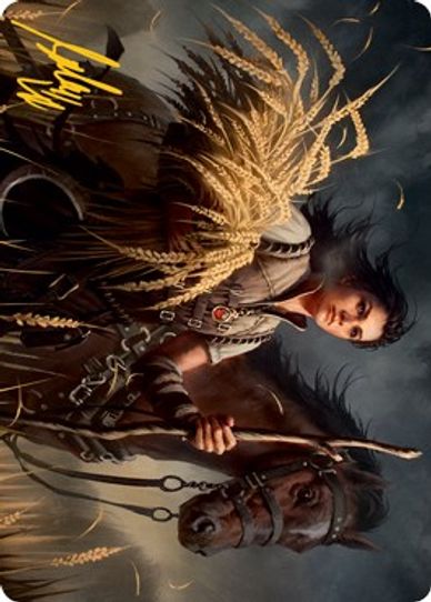 Ambitious Farmhand Art Card (Gold-Stamped Signature) (11) [Art Series: Innistrad: Midnight Hunt]