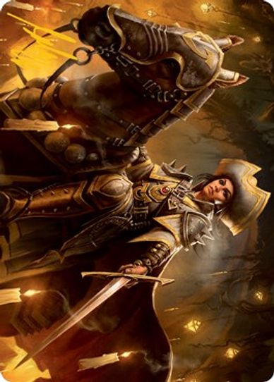 Seasoned Cathar Art Card (Gold-Stamped Signature) (12) [Art Series: Innistrad: Midnight Hunt]