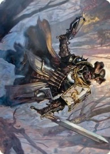 Brutal Cathar Art Card (13) [Art Series: Innistrad: Midnight Hunt]