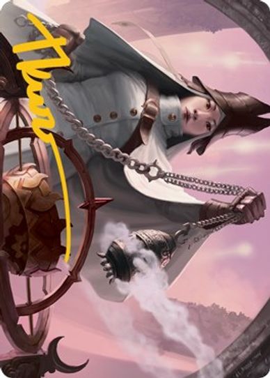 Celestus Sanctifier Art Card (Gold-Stamped Signature) (16) [Art Series: Innistrad: Midnight Hunt]