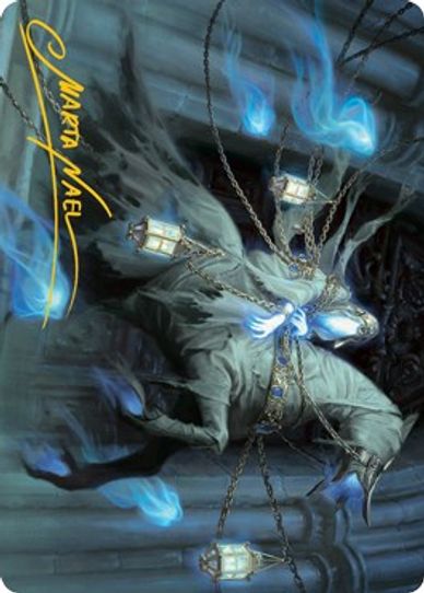 Patrician Geist Art Card (Gold-Stamped Signature) (28) [Art Series: Innistrad: Midnight Hunt]