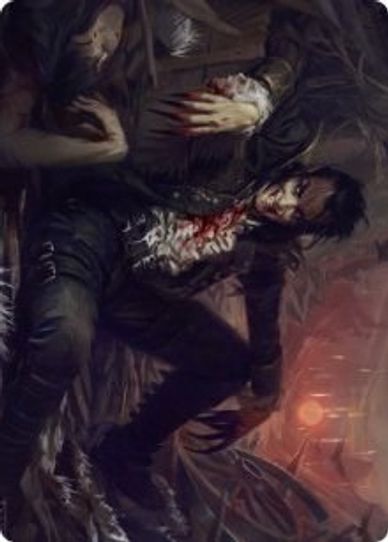 Arrogant Outlaw Art Card (33) [Art Series: Innistrad: Midnight Hunt]