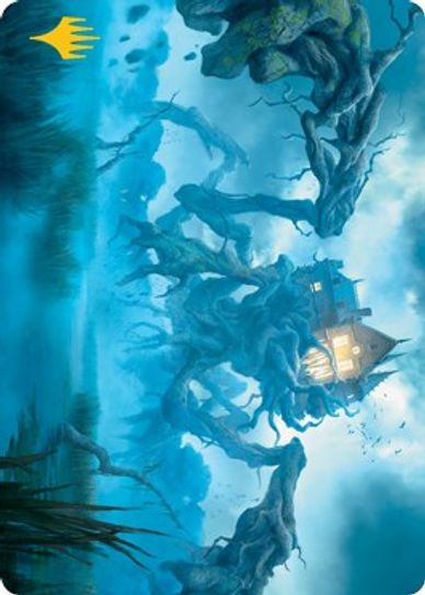 Creeping Inn Art Card (Gold-Stamped Signature) (34) [Art Series: Innistrad: Midnight Hunt]